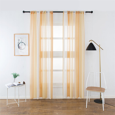 

Gobestart Sheer Curtain Tulle Window Treatment Voile Drape Valance Fabric