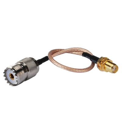 

15cm Handheld Antenna Cable SMA Female to  Female Connector Test Line Replacement for Baofeng