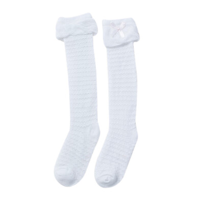 

New Autumn Winter Baby Girl Cute Socks Bowknot Design Cotton Long Socks Party Infant Children Soft Crib Leg Warmer