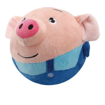 

Plush Toy Pig Stuffed Animals Doll Music Piggy Educational Electric Bouncing Music Ball Toy Interactive Toys for Children Baby