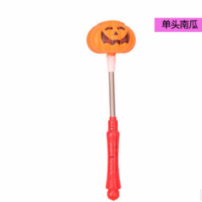 

Halloween Party Spring Pumpkin Ghost Head Shape Light Funny DIY Lightweight Practical Flash Stick Toy Halloween Decoration
