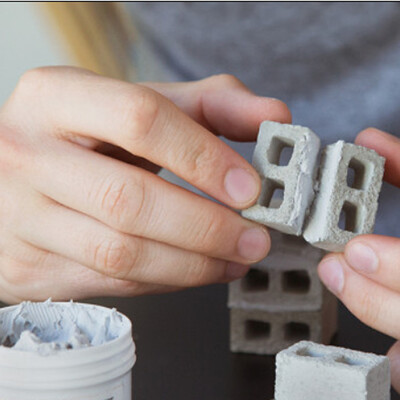 

Tailored NEW 56Pcs Mini Cement Cinder Bricks Build Your Own Tiny Wall Mini Red Bricks