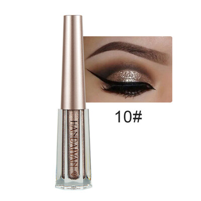 

HANDAIYAN Shiny Metal Pearlescent Liquid Eyeshadow Glitter Waterproof Eyeliner