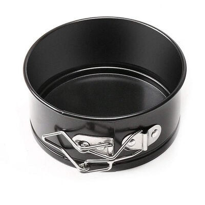 

4pcsset Kitchen Tools Bakeware Baking Pan Cake mold Small Round baking dish Heavy Carbon Non-stick Slipknot Removable Base Tray