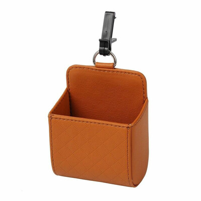 

Car Interior Air Vent Outlet Trash Box Mobile Phone Holder Bag Pouch Organizer