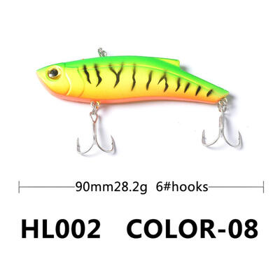 

Lure 9cm Hard Bait Artificial Plastic VIB Crank Bait 3D Natural Eyes Crankbait Fishing Tackle