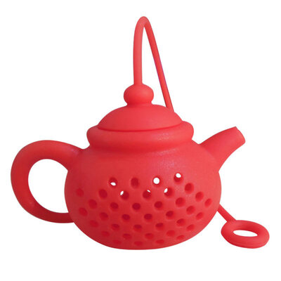 

Portable Silicone Teapot Shape Loose Tea Maker Infuser Strainer Filter Diffuser