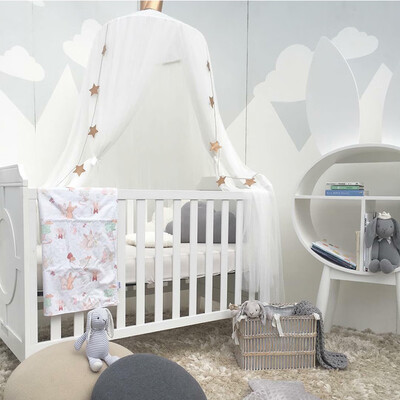 

Bed Canopy Cotton Mosqutio Net Hanging Curtain Indoor Outdoor Play Reading Tent Kids Baby Children Dome Dream Champion