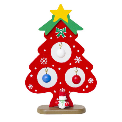 

Toponeto Christmas Tree Santa Claus Snowman Wooden Swing Decoration Decoration