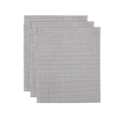 

3pcsSet BBQ Grill Mesh Mats Non-stick Barbecue Grilling Mats High Security Grid Shape BBQ Mat with Heat Resistance For Outdoor