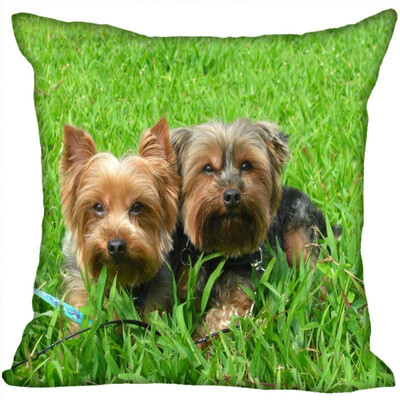 

Yorkshire Terrier Hot Sale Pillow Case High Quality New Years Pillowcase Decorative Pillow Cover For Wedding Decorative Christmas