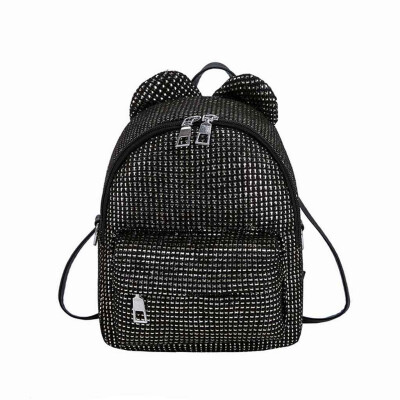 

Tailored Women 2019 New Straw Bag Fashion Woven Bag Mini Backpack Casual Shoulder Bag