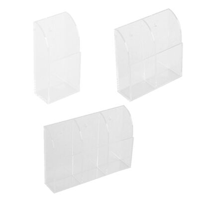

Wall Mount Acrylic Air Condition Remote Controller Box Container Storage Organiser Hotel Case Office Home