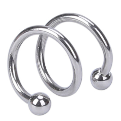 

Spiral Helix Ear Stud Earrings Ring Cartilage Body Piercing Jewelry