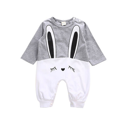 

Autumn Baby Boy Girl Clothes Newborn Cotton Rompers Jumpsuit Costumes Long Sleeve Animal Printing