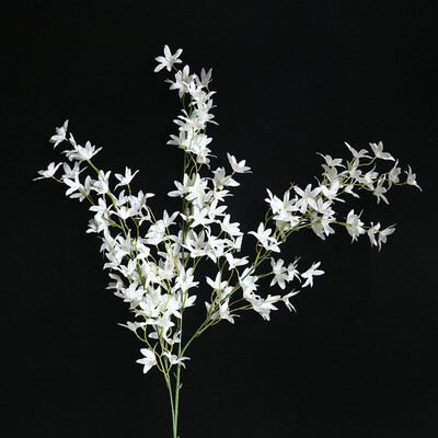 

Gobestart Artificial Flower Dancing Orchid Fake Flower Home Wedding Party Floral Decor