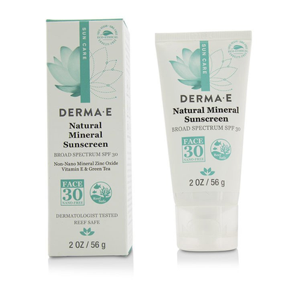 

DERMA E - Natural Mineral Oil-Free Sunscreen Broad Spectrum SPF 30 - Face 56g2oz