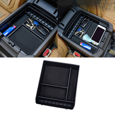 

Black Armrest Console Storage Box Replacement For Toyota Land Cruiser Prado 120