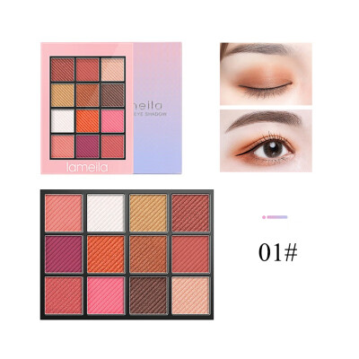 

12 Color Natural Eyeshadow Palette Make up Palette Shimmer Nature Glow Eye Shadow Set Cosmetics