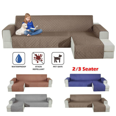 

Solid Color Sofa Cover Washable Armchair Couch Anti-bite Blanket Pet Sofa Pad Waterproof Slipcover Couch