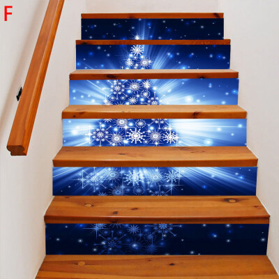 

〖Follure〗2019 New Furniture Decoration Stair Stickers Christmas Stair Stickers