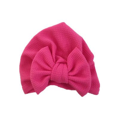 

Baby Boy Girl Big Bow Headwrap Baby Headband Cute Newborn Toddler Bowknot Cotton Beanie Hat Cap