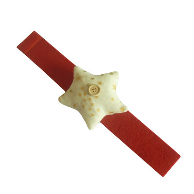 

Toponeto Christmas Tree Snowflake Printed Ring Table Serviette Holder Napkin Decor