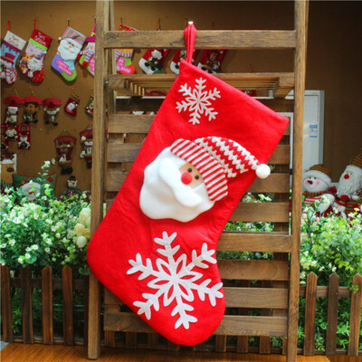 

Toponeto Christmas Xmas Tree Hanging Party Tree Decor Santa Stocking Sock Gift Candy Bags