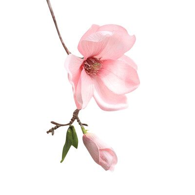 

JPGIF Artificial Fake Flowers Leaf Magnolia Floral Wedding Bouquet Party Home Decor