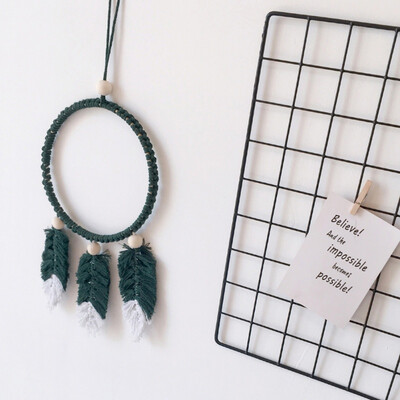 

Wind Chimes Handmade Circular Dreamcatchers Wall Hanging Dreamcatcher Popular Craft Gift Home Decoration Hanging ornament