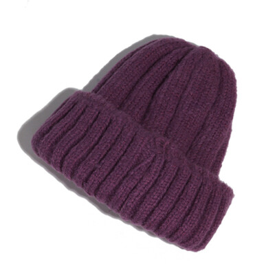 

knitting wool hat autumn winter Korean style outdoor warm-keeping cap mens Korean tide cold-cap
