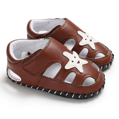 

Baby Sandals Baby Shoes Cute Star Pattern Summer Causal Shoes Baby Boy Non-slip Soft Bottom Sandals