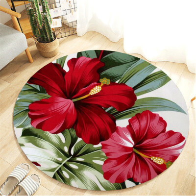 

Gobestart Botany Elements Blanket Round Bathroom carpet 55cm