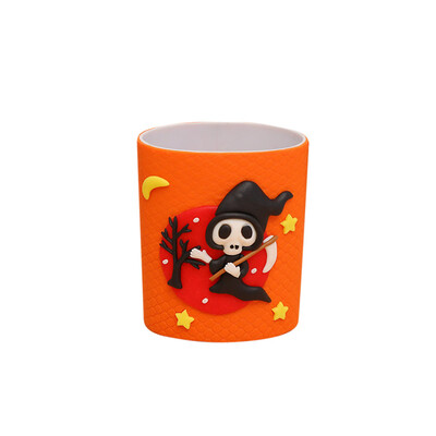 

Toponeto Halloween Soft Pottery Decorative Supplies Pen Holder School Supplies