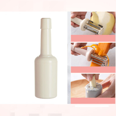 

Toponeto Multifunctional Grater Peeler Three Blades Peeler Cutter Fruit Vegetables Tool