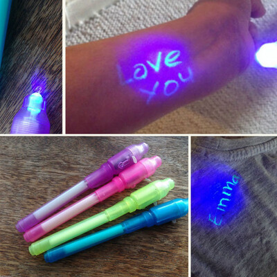 

Creative Magic UV Light Invisible Ink Pen Funny Marker Pen For Kids Students Gift Novelty DIY party supplies for Home School