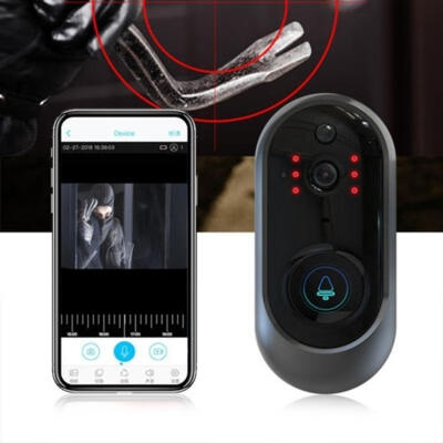 

Wireless Smart WiFi Doorbell IR Phone Remote Door Bell Security Camera Intercom