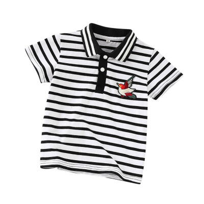 

Baby Boy Clothes Baby Boy Summer Cotton Stripe Print T-shirt Tops Blouse Short Sleeve Casual Tee Shirts