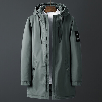 

Gobestart Fashion Mens Autumn Winter WarmCasual Pocket Cotton-Padded Clothes Top Coat