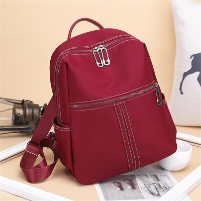 

Tailored Women Leather Handbag Soft Face Fashion Retro College Backpack