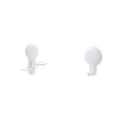 

Vacuum ABS Multiple Claws Wall Hooks Bathroom Wall hangers Nail Free Wall Hooks Towel Loofah Bathrobe Coats Hooks