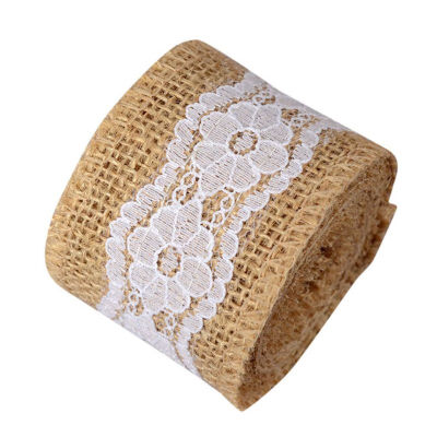 

Wedding Decoration Diy Lace Linen Roll 5M Vintage Wedding Burlap Ribbon Sisal Lace Trim Jute Hessian Event Party Decor Supplies