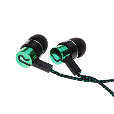 

11M Reflective Fiber Cloth Line Noise Isolating Stereo In-ear Earphone Earbuds Headphones with 35 MM Jack Standard