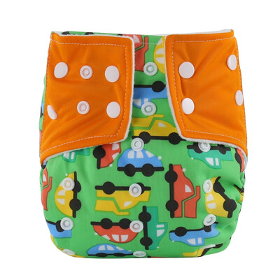 

5-15kg Washable Baby Cloth Diaper Cover Waterproof Cartoon Print Baby Diapers Reusable Cloth Nappy Suit