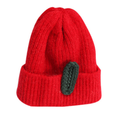 

Winter Warm Newborn Boys Girls Cute Autumn Winter Warm Kids Baby Clip Design Hats Wool Hemming Caps