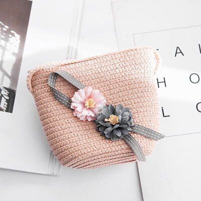 

Baby Small Bag Straw Shoulder Messenger Crossbody Bag Girl Mini For Summer Hot