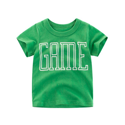 

Baby Boys Summer Cotton Letter Print T-shirt Tops Blouse Short Sleeve Casual Tee Shirts New