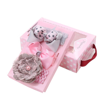 

1Set3pcs Multi-style Ribbon Bow Flower Hairpins Hair Barrettes Children Accessories Cute Baby Girls Headwear Hair Clip