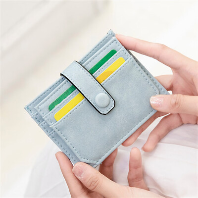 

Tailored Women Short Wallets Mini Money Purses Small Fold Female Coin Purse Card Holder