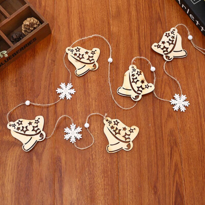 

Christmas Tree Decorations pendant wooden Christmas tree hanging string